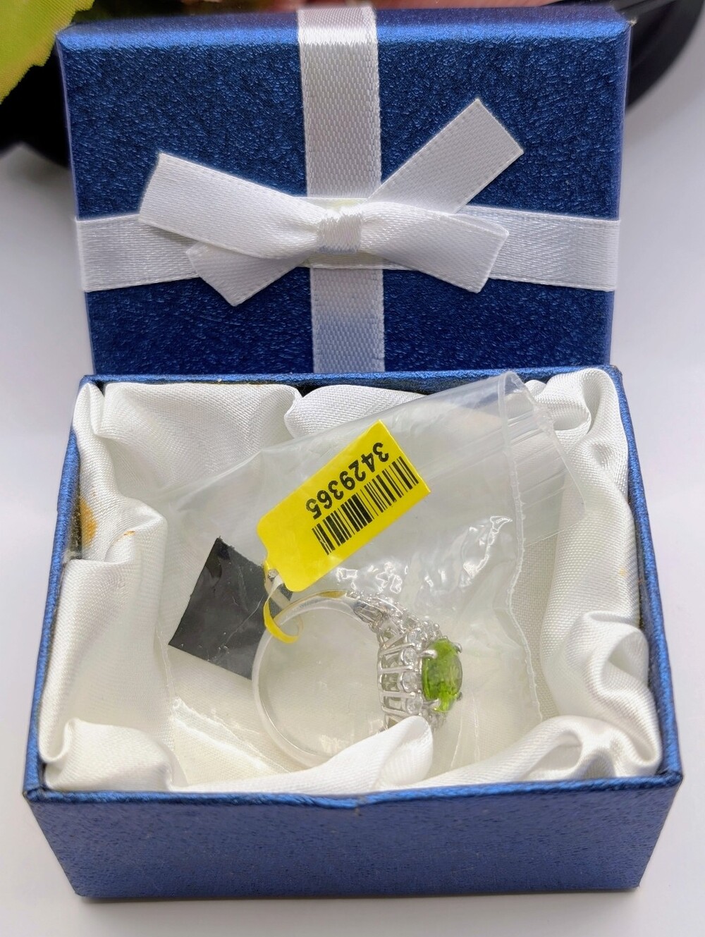 4.95ctw Hebei Peridot & Cambodian Zircon Platinum Plated 925 Silver - Picture 9 of 9